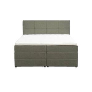 Leen Bakker Boxspring met opbergruimte Billund - groen - 160x200 cm