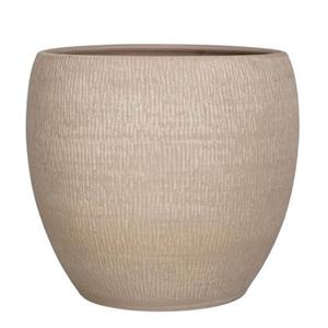 Mica Decorations Morgan Bloempot - 38x38x35 cm - Terracotta - Taupe