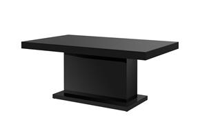 Hubertus Meble Uitschuifbare salontafel Matera Lux 120 tot 170 cm breed - hoogglans zwart