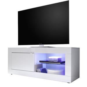 Pesaro Mobilia Tv-meubel Tonic 140 cm breed in hoogglans wit