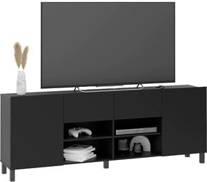 FD Furniture Tv-Meubel Brighton XL 182 cm Breed In Zwart