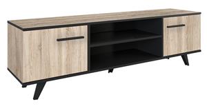 Young Furniture Tv-meubel Piano 152 cm breed - Eiken met zwart