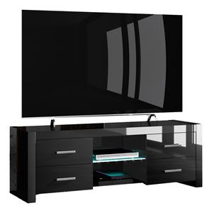 Hubertus Meble Tv-meubel Andora Lux 150 cm breed - Hoogglans zwart