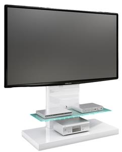 Hubertus Meble Tv-meubel Marino Max van 134 cm hoog in hoogglans Wit