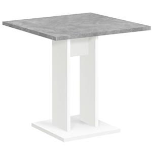 FD Furniture Vierkante eettafel Bandol 70 cm breed in grijs beton