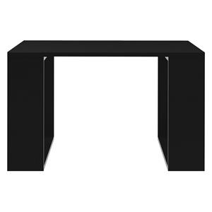 ML-DESIGN Couchtisch Couchtisch 65x65x40 cm Schwarz aus Holz ML-Design