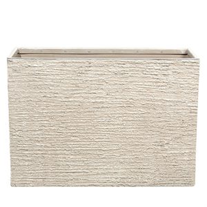 BELIANI Bloempot beige 34 x 80 x 56 cm EDESSA