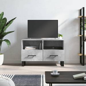 VidaXL Tv-meubel 80x36x50 cm bewerkt hout betongrijs