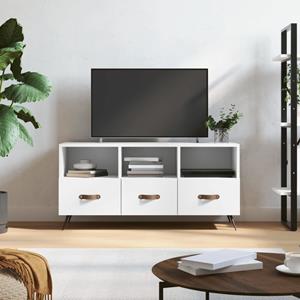 VidaXL Tv-meubel 102x36x50 cm bewerkt hout wit