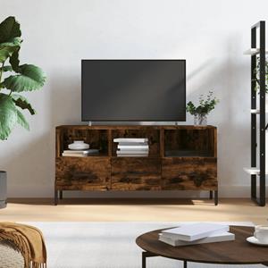 VidaXL Tv-meubel 102x36x50 cm bewerkt hout gerookt eikenkleurig