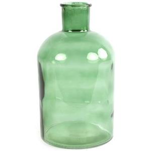Countryfield Vaas - mintgroen - glas - apotheker fles - D17 x H30 cm