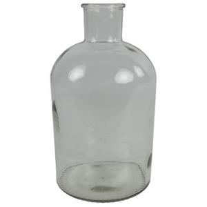 Countryfield Vaas - transparant - glas apotheker fles - D17xH31cm