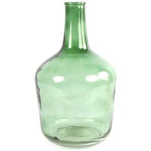 Countryfield Vaas - transparant groen - glas - XL fles - D25 x H42cm