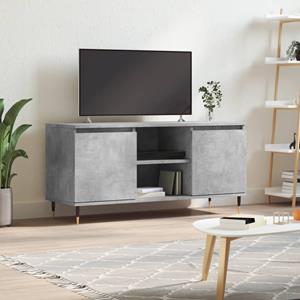 VidaXL Tv-meubel 104x35x50 cm bewerkt hout betongrijs