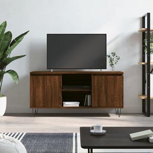 VidaXL Tv-meubel 104x35x50 cm bewerkt hout bruineikenkleurig