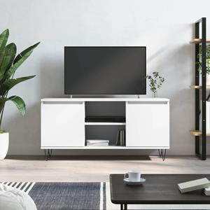 VidaXL Tv-meubel 104x35x50 cm bewerkt hout wit