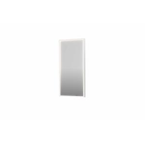 INK SP19 spiegel - 40x4x80cm rechthoek in stalen kader incl dir LED - verwarming - color changing - dimbaar en schakelaar - mat wit 8409006