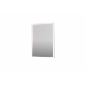 INK SP19 spiegel - 60x4x80cm rechthoek in stalen kader incl dir LED - verwarming - color changing - dimbaar en schakelaar - mat wit 8409026