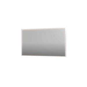 INK SP19 spiegel - 140x4x80cm rechthoek in stalen kader incl dir LED - verwarming - color changing - dimbaar en schakelaar - mat wit 8409086