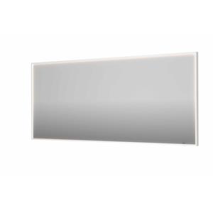 INK SP19 spiegel - 180x4x80cm rechthoek in stalen kader incl dir LED - verwarming - color changing - dimbaar en schakelaar - mat wit 8409106