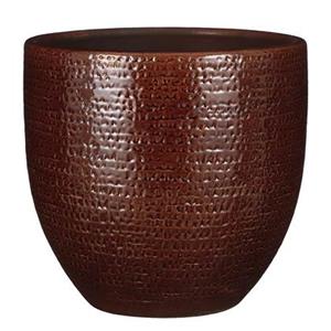 Mica Decorations Plantenpot|bloempot - terracotta - D29|H26 cm