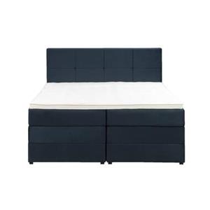 Leen Bakker Boxspring met opbergruimte Billund - blauw - 160x200 cm