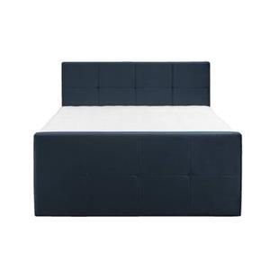 Leen Bakker Boxspring met opbergruimte en voetbord Billund - blauw - 160x200cm