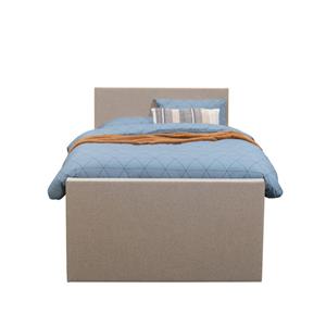 Leen Bakker Boxspring met voetbord Arendal - beige - 120x200 cm - slanke poot