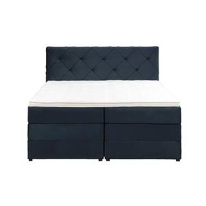 Leen Bakker Boxspring met opbergruimte Sonderborg - blauw - 180x200 cm