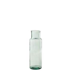 J-Line Vaas Cilinder Gerecycleerd Glas Small - 44.5 cm hoog