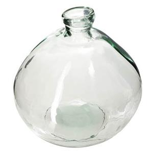 Atmosphera - Vase Dame Jeanne - recyceltes Glas - transparent d 33 cm Transparent