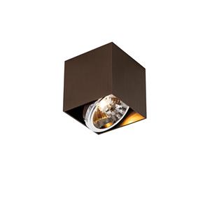 QAZQA Design spot donkerbrons vierkant - Box
