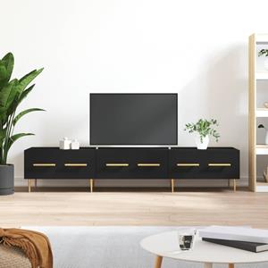 VidaXL Tv-meubel 150x36x30 cm bewerkt hout zwart