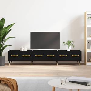 VidaXL Tv-meubel 150x36x30 cm bewerkt hout zwart