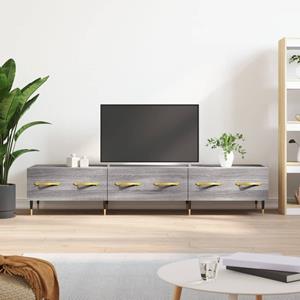 VidaXL Tv-meubel 150x36x30 cm bewerkt hout grijs sonoma eikenkleurig