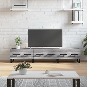 VidaXL Tv-meubel 150x36x30 cm bewerkt hout grijs sonoma eikenkleurig