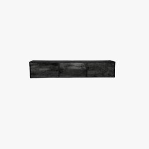 Starfurn Zwevend tv meubel Vision Black | 160 cm|STF-2805