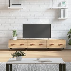 VidaXL Tv-meubel 150x36x30 cm bewerkt hout sonoma eikenkleurig