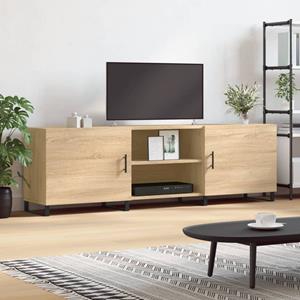 VidaXL Tv-meubel 150x30x50 cm bewerkt hout sonoma eikenkleurig