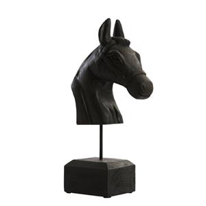 Countrylifestyle Ornament horse head hout zwart