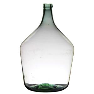 Transparante luxe stijlvolle flessen vaas/vazen van glas B29 x H46 cm -