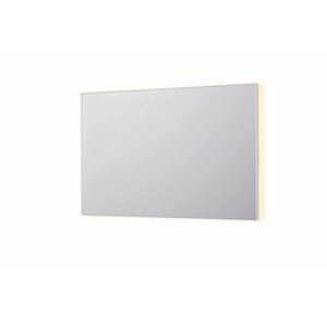 INK SP32 spiegel - 120x4x80cm rechthoek in stalen kader incl indir LED - verwarming - color changing - dimbaar en schakelaar - mat wit 8410071