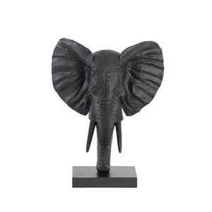 Light & Living  Ornament ELEPHANT - 38.5x19.5x49 - Zwart