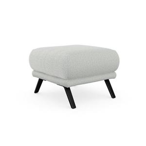 sit&more Hocker Scandia Met zwarte matte metalen poten