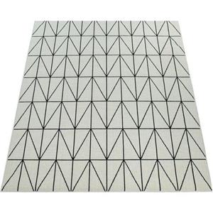 Paco Home Teppich "Brugge 224", rechteckig, Flachgewebe, modernes gemetrisches Muster, In- und Outdoor geeignet