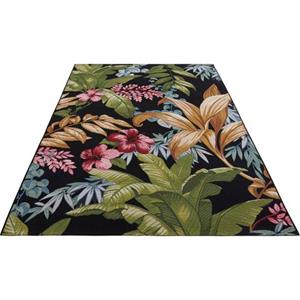 HANSE Home Outdoorteppich "Tropical Flowers", rechteckig, strapazierfähig, robust, pflegeleicht, fußbodenheizungsgeeignet