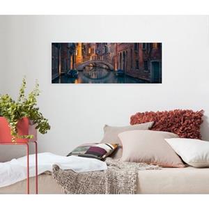 Komar Artprint op linnen Keilrahmenbild - Night Cruise - Größe 90 x 30 cm Duits kwaliteitsvliesmateriaal (155 g/m²) (1 stuk)