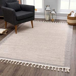 Carpet City Teppich "Art 2231", rechteckig, Kurzflor, mit Kettfäden, Streifen-Muster