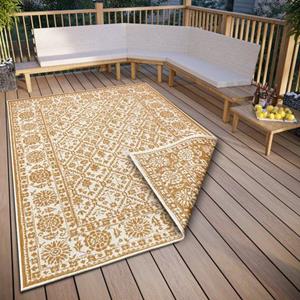 Teppich Curacao, NORTHRUGS, rechteckig, Höhe: 5 mm, In-und Outdoor geeignet, Robust, Pflegeleicht, Flachgewebe, Wendbar