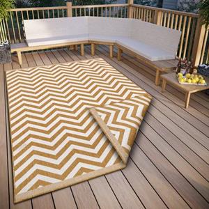 Teppich Palma Wendeteppich, NORTHRUGS, rechteckig, Höhe: 5 mm, In-und Outdoor geeignet, Robust, Pflegeleicht, Flachgewebe